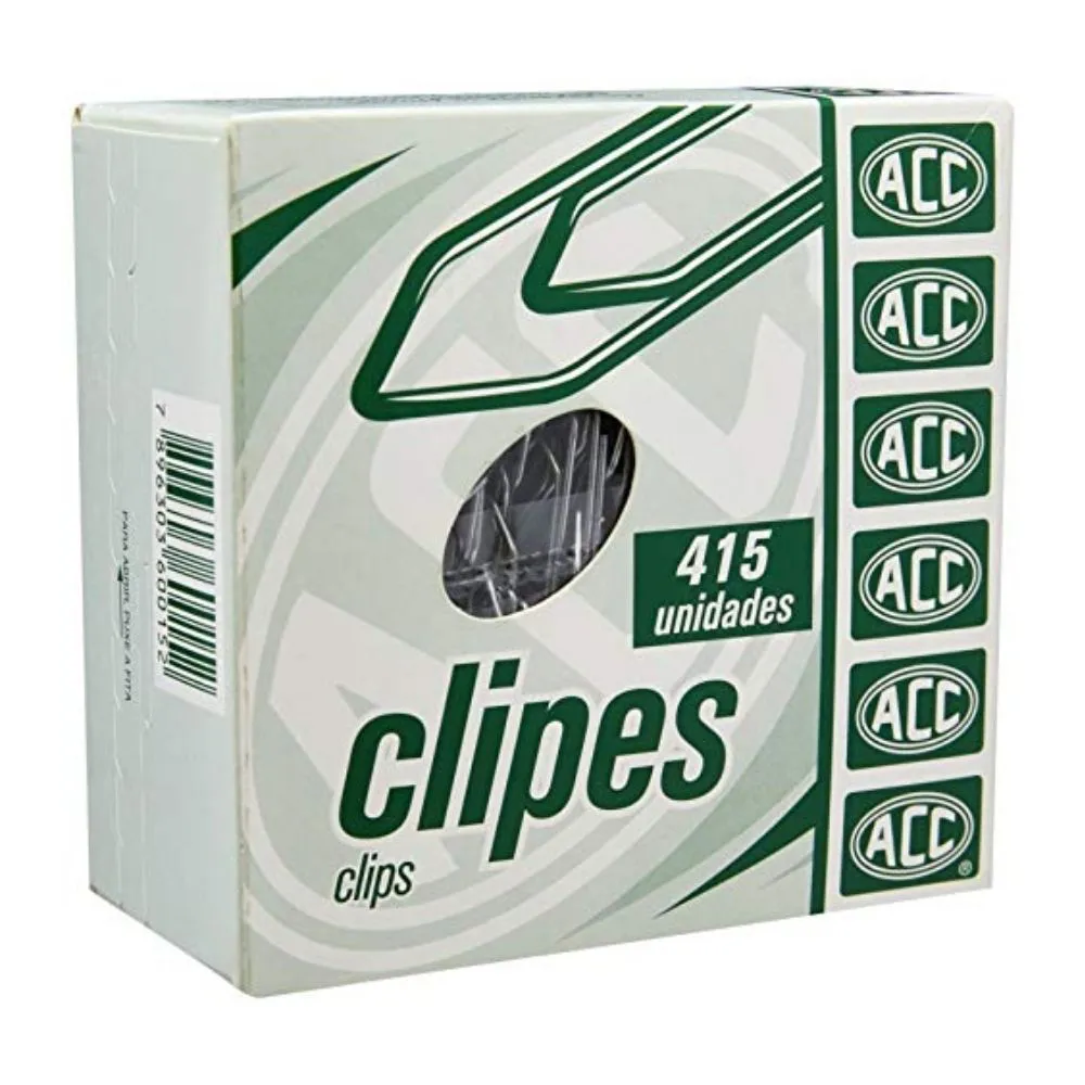 Clips 30 Acc Niquelado Caixa 415 Unidades